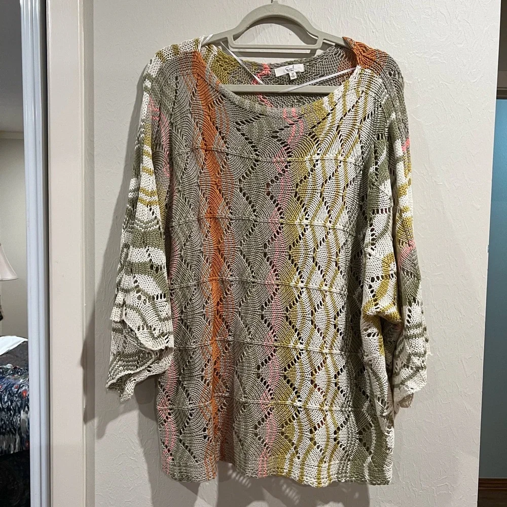 Easel Los Angeles crocheted sweater. Excellent condition. Size M. - Picture 1 of 3